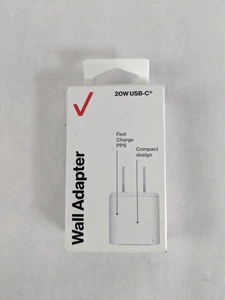 Adaptateur mural charge rapide USB-C Verizon VZW22-1087 20 W neuf - Photo 1 sur 6