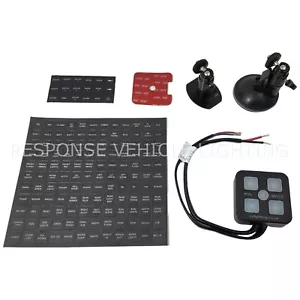 12v Switch Control Panel For Amber LED Light Bars Work Strobe Hazard Lights 24v - Picture 1 of 24