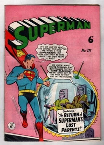 Australian SUPERMAN 111 DC Comics 1950's UK - Picture 1 of 2