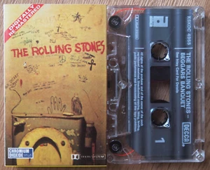 ROLLING STONES - BEGGARS BANQUET (DECCA KSKDC4955) 1990s UK CASSETTE REISSUE (2) - Picture 1 of 3