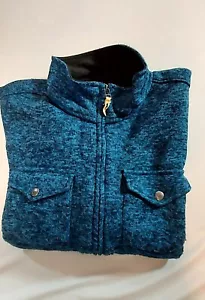 Mountains Khakis Mens Blue/Black Sweater/ Jacket Sz M Logo's - Picture 1 of 14