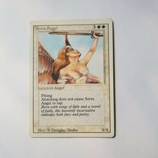 MAGIC THE GATHERING MTG Revised 1994 Serra Angel 100% authentic vintage magic 03