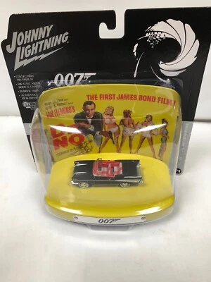 James Bond 007 DR NO 1957 Chevy Bel Air Conv. 1/64 DIECAST MODEL TIN DISPLAY. - Image 1 of 4