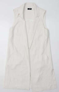 F&F Womens White Jacket Blazer Size 6