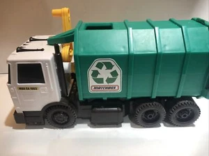 Used Matchbox Garbage Truck 15" Large Scale, Sound FX Matchbox TRUCK ONLY - Picture 1 of 12