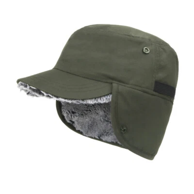 Windproof Winter Thermal Warm with Ear Flaps Thermal Hat For Men Women - Image 1 of 4