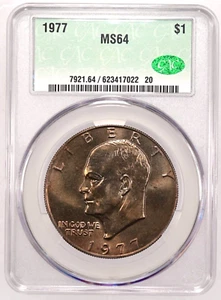 DÓLAR CACG CAC MS64 1977-P EISENHOWER ***** - Imagen 1 de 4