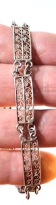 Vintage Armband Silber Filigran - Bild 1 von 8