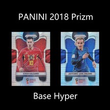 Panini Prizm 2018 FOOTBALL SOCCER CARD BASE Hyper