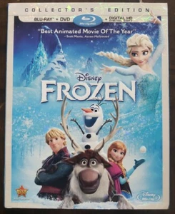 Frozen (Blu-ray, 2013) with Slipcover No DVD No Digital Disney - Imagen 1 de 2