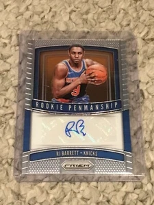 RJ BARRETT 2019-20 PRIZM novato a lápiz autógrafo automático rp-rjb knicks radiocontrol - Imagen 1 de 2