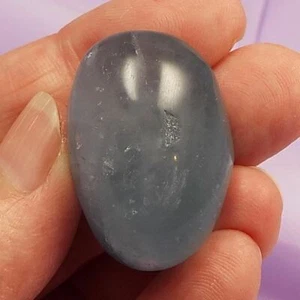 Piedra celestita grande pulida a mano 'Angel Contact' 32g SN51517 - Imagen 1 de 4