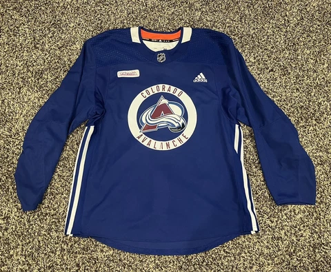Colorado Avalanche Authentic Adidas Practice Jersey Cover