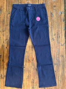 New Children Place khakis NAVY Bootcut Stretch Fabric Size 18 Teen girls Uniform - Picture 1 of 1