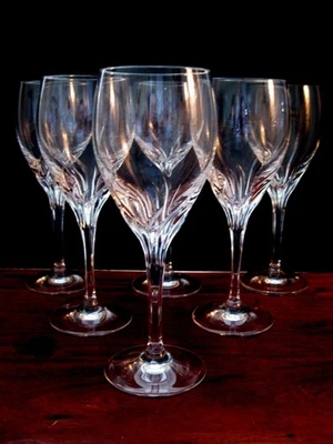 6 Nachtmann Yvonne Weißweingläser Weingläser H 19,5 cm - signiert 1. Wahl - Bild 1 von 2