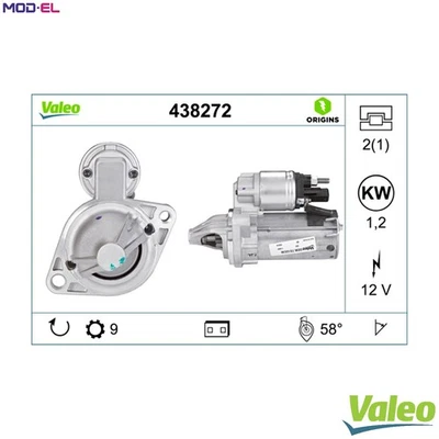 STARTER 438272 FOR BMW N20B20A/B20C 2.0L 4cyl X1 N52B25AF/B25BF/B25BE 2.5L 6cyl - Image 1 of 4