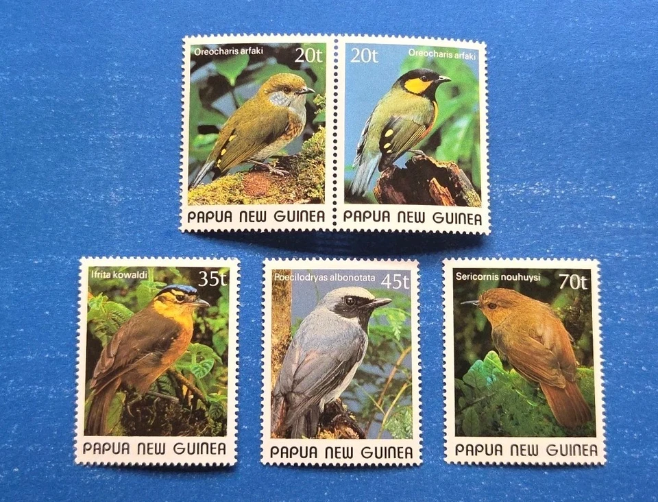 Estampillas de Papúa Nueva Guinea, Scott 716a-719 conjunto completo MNH Foto 1 de 1