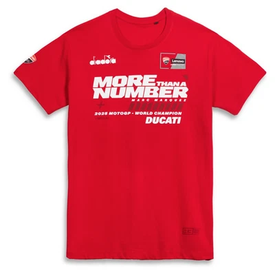 CAMISETA GRANDE DUCATI MOTOGP WORLD CHAMPIONS MM93 MARQUEZ 987804635 - Imagen 1 de 2