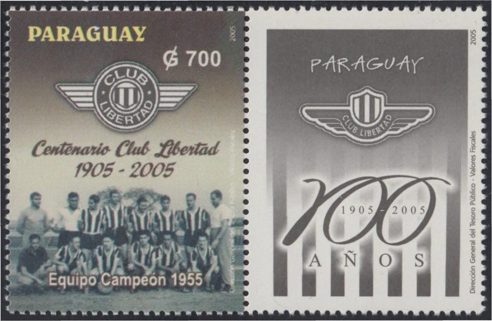 Paraguay 2927 2005 Centenario Club Libertad MNH