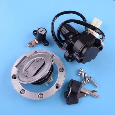 Set Ignition Switch Lock Key Gas Cap Fit For Yamaha FZ07 FZ09 FZ10 MT07 MT09 Foto 1 de 4
