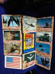 1991 Topps Desert Storm Serie 2 Base de Cartas Coleccionables (88), Juego de Pegatinas (11) + Envoltura - Imagen 1 de 4