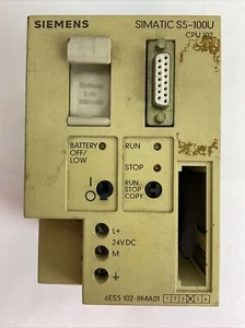 SIEMENS 6ES5 102-8MA01 SIMATIC S5-100 CPU 102 CPU MODULE - Picture 1 of 6
