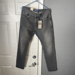 Scotch & Soda Ralston Regular Slim Fit Denim Straight Jeans Mens Gray Size 34/32 - Picture 1 of 10
