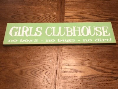 Girls Clubhouse Chick Lingo Sign - Image 1 of 2