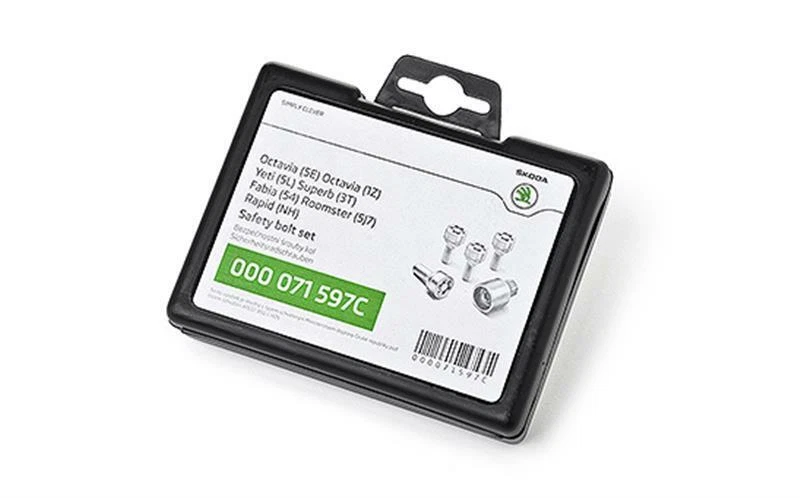 SKODA Radschraubenschloss-Set KAROQ (NU7), ROOMSTER (5J)