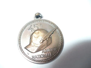 MEDAGLIA COMMEMORATIVA 45a ADUNATA ASS. NAZIONALE ALPINI MAGGIO 1972 MILANO - Imagen 1 de 1