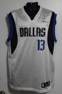 Steve Nash Dallas Mavericks Reebok NBA Basketball #13 Size M Medium VTG Vintage - Picture 1 of 11
