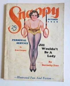 Vintage Snappy Magazine Vol. 15 #10 October 1936 Illustrated, Fun and Fiction - Picture 1 of 18