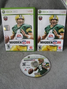 XBox 360 Video Game ~ EA Sports Madden NFL 09 Football COMPLETE 2302A5 - Picture 1 of 7