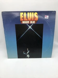 Elvis Presley - Moody Blue 12” LP Vinyl Record Album 1977 RCA AFL1-2428 - MINTY - Picture 1 of 7