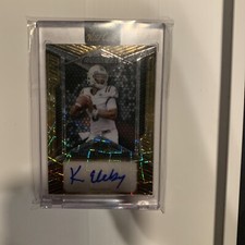 2022 Wild Card Alumations Kaleb Eleby Gold 2/8 XFL Houston Roughnecks