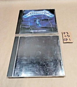 Metallica Right the Lighting 1984 and self titled 1991 CD. Good condition. - Imagen 1 de 6