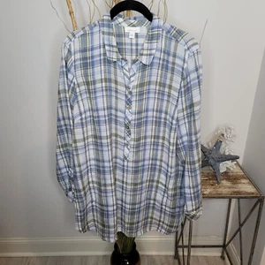 J. Jill Love Linen Tunic Womens Medium - Picture 1 of 8