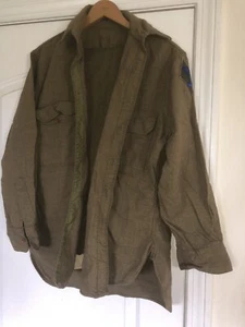 WW2 26th Infantry Div  WOOL SERVICE SHIRT/PANTS LAUNDRY NUMBER "YANKEE DIVISION" - Picture 1 of 6