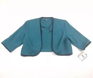 Nueva chaqueta blazer verde azulado talla 14 MAYA BROOKE para mujer precio de venta sugerido por el fabricante 86 USD nueva con etiquetas - Imagen 1 de 3