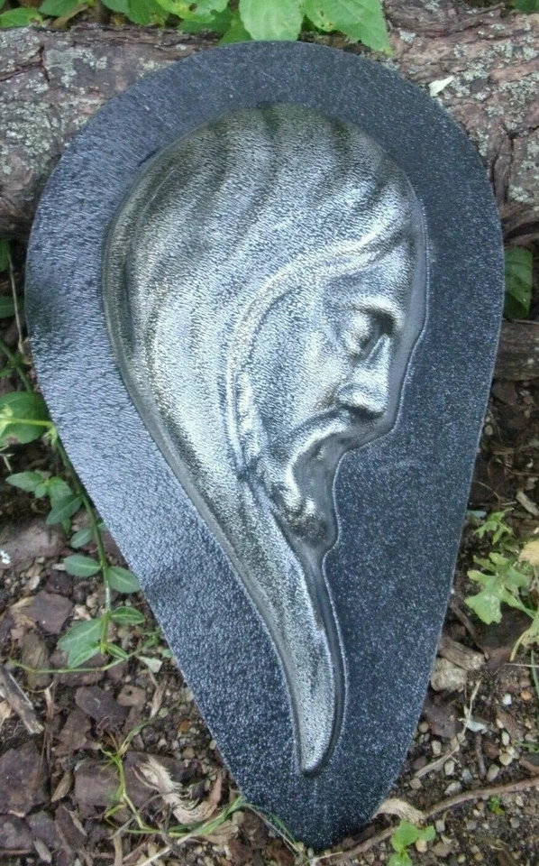 Jesus mold plaster concrete plastic mold 10.5" " x up to 1.5" thick