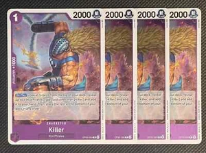 One Piece Card Game Killer OP05-064 R Risveglio della Nuova Era Playset x4 Eng NM - Foto 1 di 1