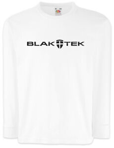 Blak Tek Kids Long Sleeve T-Shirt Sign Logo Van Insigina Symbol Helsing Company