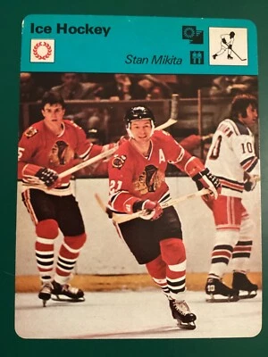 1977 1978 1979 Sportscaster Stan Mikita Blackhawks Italy - Image 1 of 4