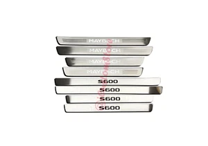 Juego de listones de entrada W222 Maybach S600 Style cromo LED blanco Mercedes Clase S - Imagen 1 de 10
