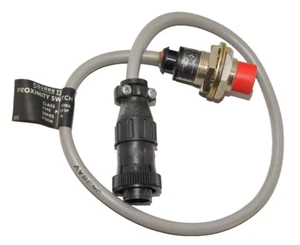 Square D Class 9006 Type PJD311P Cylindrical Proximity Switch 12MM PNP Gray 16" - Picture 1 of 8
