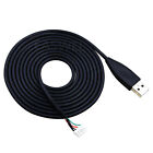 For Logitech MX518 Gaming Mouse Cable 2M USB Replacement Wire Line Cord Black