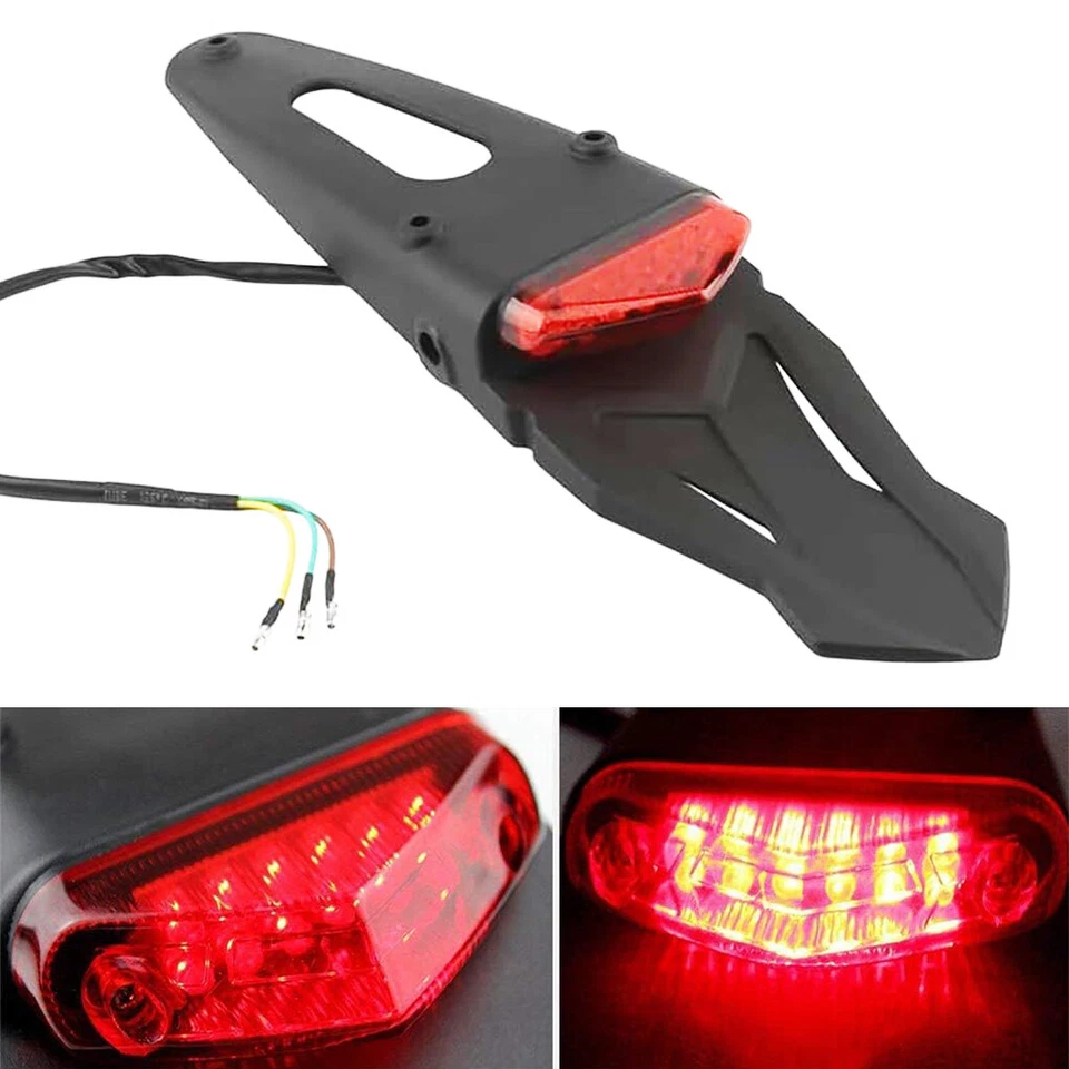 LED Number Plate Tail Fender Brake light For YAMAHA WR250F 2007-2017 2018 2019 - Imagem 1 de 4