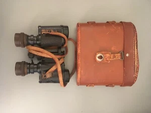 Kendon Militaire Binoculars # 4369 with Leather Case made in France - Picture 1 of 11