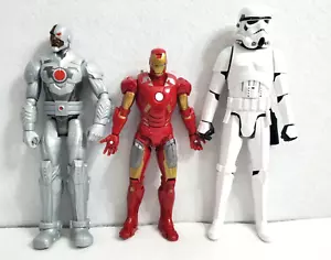 Modellino 3 pezzi cyborg Iron Man e Stormtrooper - Foto 1 di 7