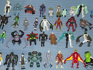 RARE BEN 10 TEN CHARACTERS ACTION FIGURES SMALLER 4" TOY MULTI LISTING